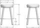 Amisco Customizable Connor Upholstered Swivel Counter Stool-1