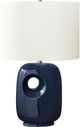Monarch Specialties Inc. Blue Ceramic Table Lamp -0