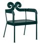 Century® Augustine Litchfield Green Metal Outdoor Garden Chair-0