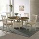 Intercon Mission Casuals French Oak/Rustic White Lattice Chair-1