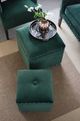 A & B Home 2-Piece Smooth Green Upholstered Stool Set-2