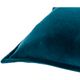 Surya Cotton Velvet Teal 12"x30" Toss Pillow with Down Insert-2