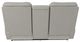 La-Z-Boy® Trouper Dove Power Reclining Loveseat with Console and Headrest-3