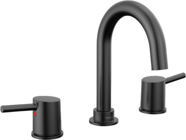 Peerless Precept® Matte Black 2-Handle Widespread Bath Faucet-0