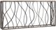 Hooker® Furniture Melange® Natural Console Table with Dark Satin Nickel Gray Base-0
