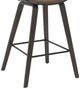 Armen Living Fox Espresso/Vintage Dark Brown Counter Stool-4