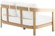 New Classic® Home Furnishings Wesley White Acacia/Fabric Outdoor Patio Loveseat-4