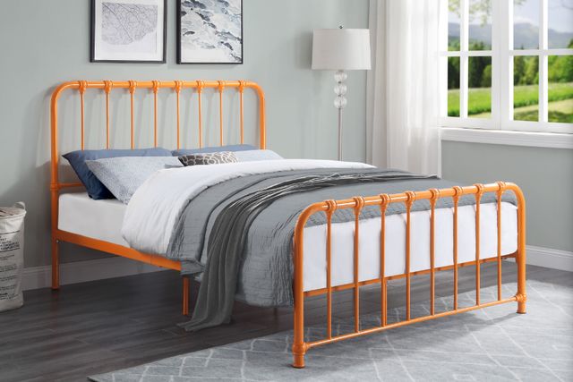 Homelegance® Bethany Orange Full Platform Bed-1