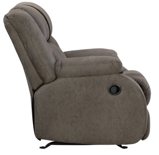 Signature Design by Ashley® First Base Gunmetal Manual Recliner-3