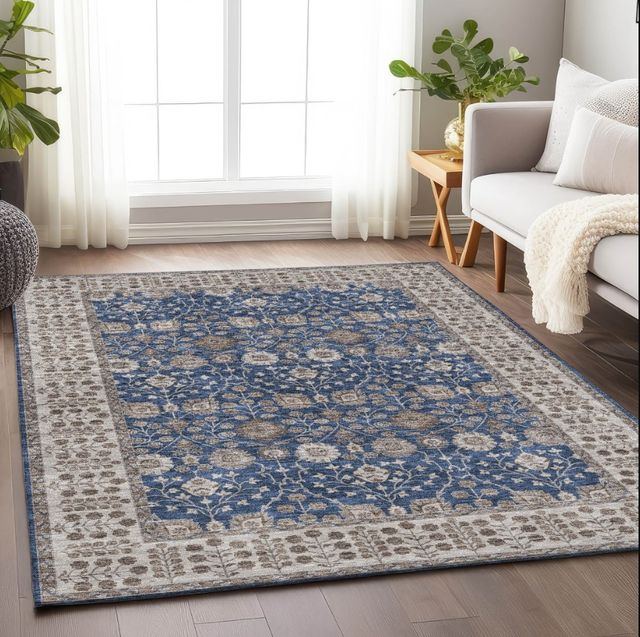 Dalyn™ Rug Company Hatay HY8 Navy 5'x8' Area Rug-4