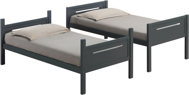 Coaster® Littleton Grey Twin/Twin Bunk Bed-2