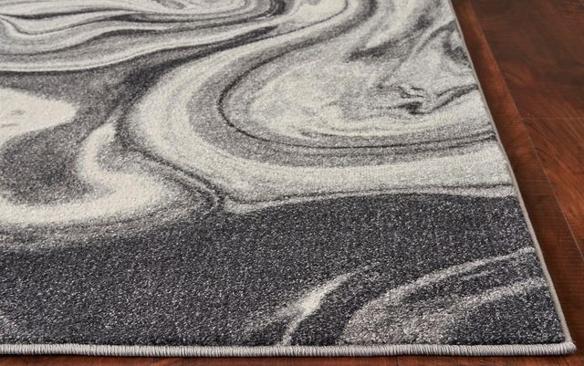 KAS Rugs Watercolors Blue Geode 5'x8' Rug-1