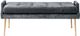 TOV Furniture Eileen Grey Slub Velvet Bench-1