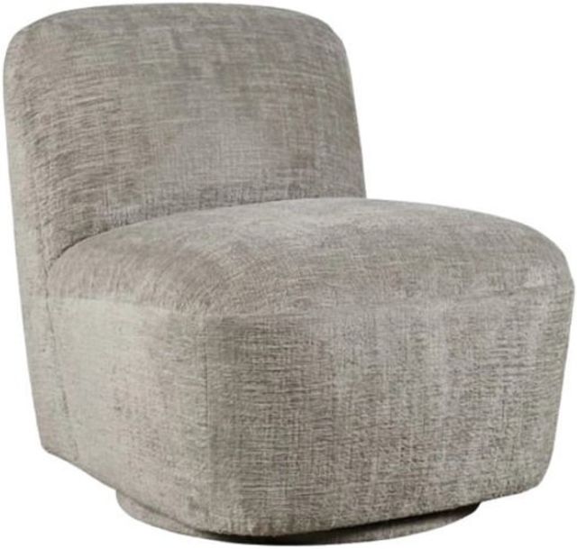 Jofran Inc. Josie Gray Swivel Accent Chair -0