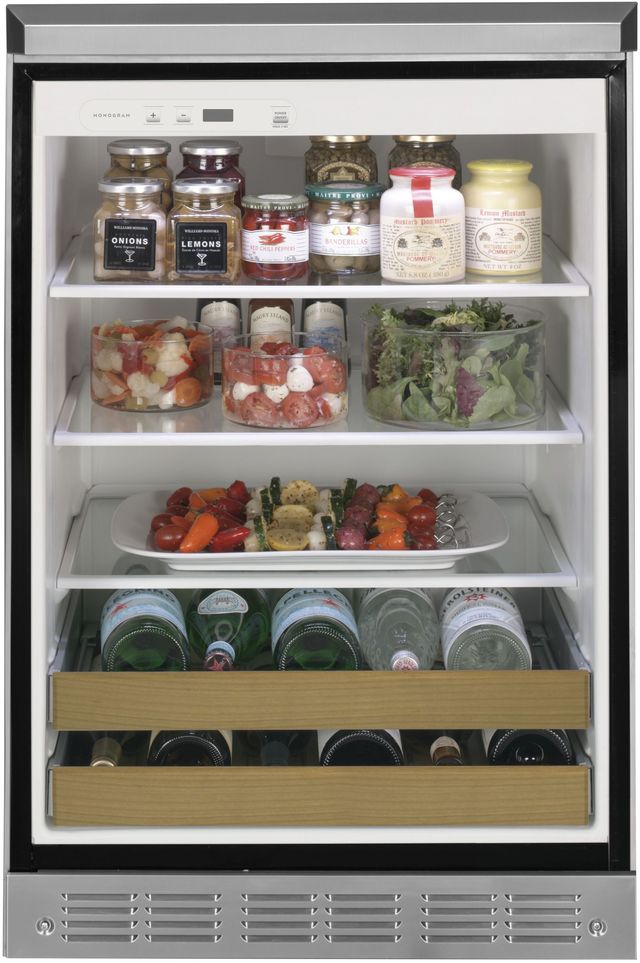 Monogram 5.4 Cu. Ft. Stainless Steel Outdoor/Indoor Refrigerator-2