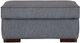 Kevin Charles® Austin Sugarshack Blue Ottoman-0