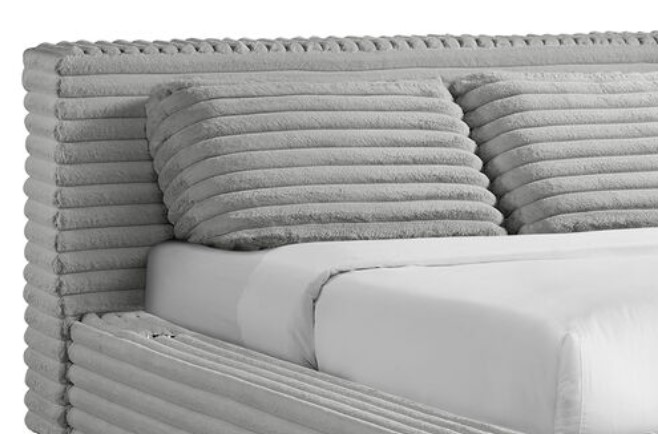 Elements International Rosebery Upholstered Bed - Thumbnail 4