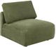 Coaster® Elysia Chenille Green Upholstered Modular Armless Chair-0