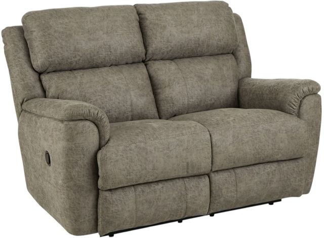 HomeStretch Milan Tan Manual Reclining Loveseat-0
