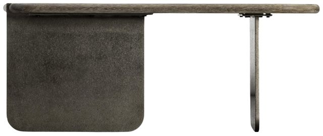 Bernhardt Melba Bernhardt Living Puma Side Table with Graphite Base-3