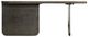 Bernhardt Melba Bernhardt Living Puma Side Table with Graphite Base-3