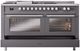 Ilve® Professional Plus II 60" Graphite Matte Pro Style Dual Fuel Range-4