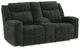 Signature Design by Ashley® Martinglenn Ebony Reclining Loveseat with Console-0