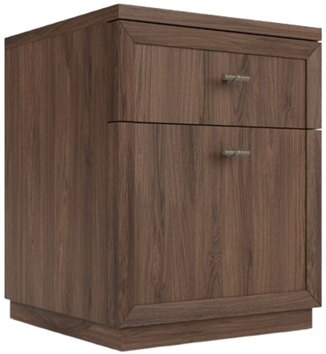 Riverside Furniture Brooks Nouveau Walnut Cabinet-0
