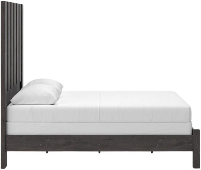 Signature Design by Ashley® Fraluna 4-Piece Charcoal Queen Bedroom Set-3