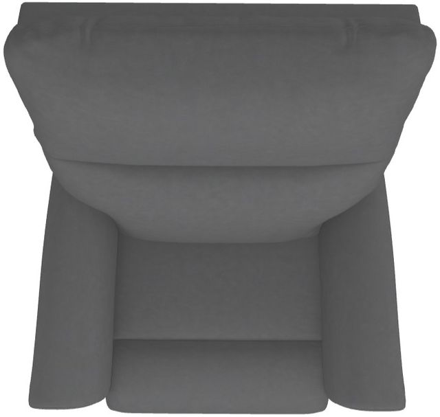 La-Z-Boy® Norton Blue Grey Leather Power Wall Recliner with Headrest and Lumbar-5