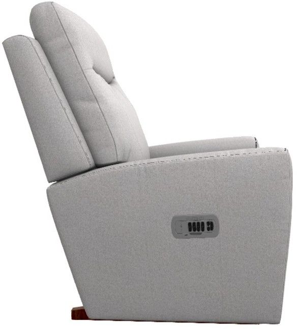 La-Z-Boy® Kodie Oyster Power Rocking Recliner with Headrest and Lumbar-3