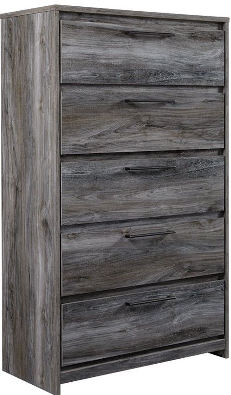 Signature Design by Ashley® Baystorm 6-Piece Gray Twin Panel Bed Set-3