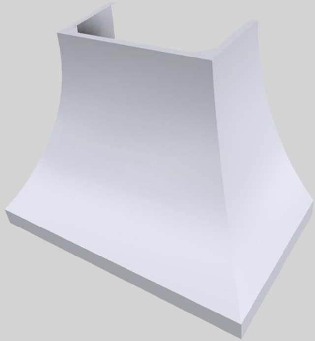 Vent-A-Hood® Designer Series 42" White Wall Mounted Range Hood-3