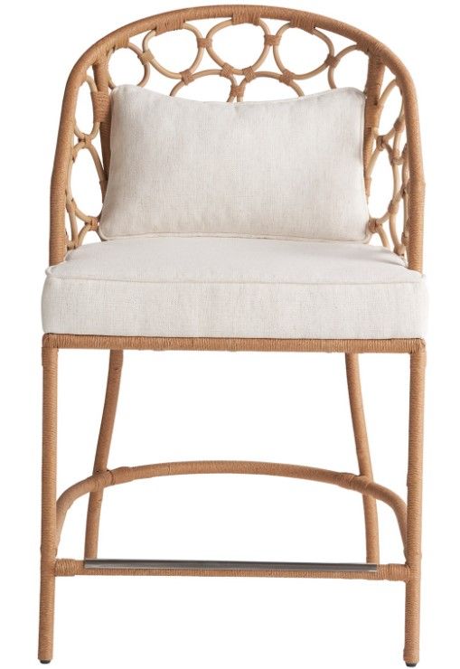 Universal Explore Home™ Weekender Coastal Living Home Pebble Natural-Nomad Snow Counter Stool-2