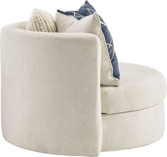 Ashley® Padova Ivory Swivel Accent Chair-2