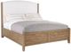 Hooker® Furniture Vineyard Row Sonoma/White Zin Queen Upholstered Panel Bed-0