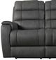 Bassett® Furniture Club Level Wendell Gunmetal Power Reclining Loveseat-1