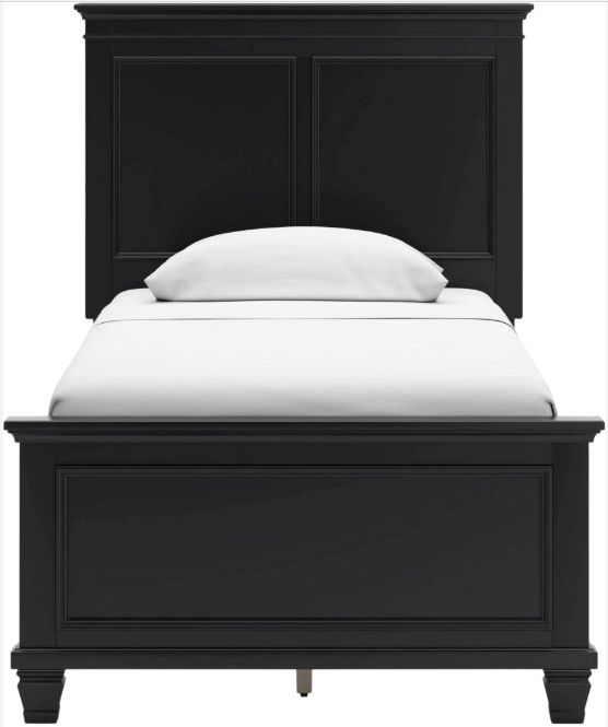 Signature Design by Ashley® Lanolee Black Twin Panel Bed-1