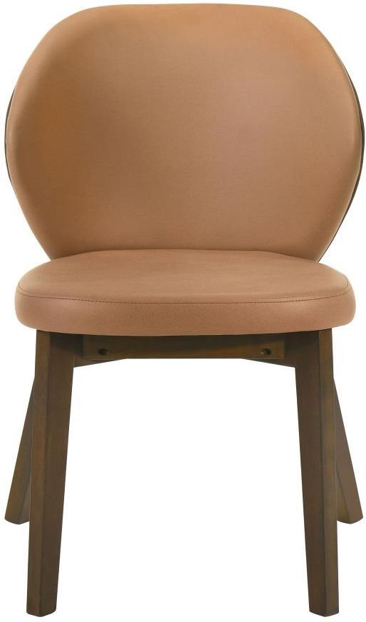 Coaster® Randolph 2-Piece Butterscotch/Red Brown Dining Side Chair Set-4