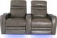 RowOne Cortés Home Entertainment Seating Gray 2-Chair Straight Row-1