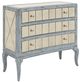 Bassett Mirror Fontaine Antique Robins Egg Blue Hall Chest-0