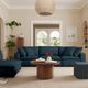 TOV Furniture Cali 3-Piece Navy Modular Sectional Sofa-1