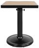 CabanaCoast® Customizable Kensington Wooden 24" Outdoor Square Pedestal Dining Table-1