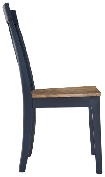 Signature Design by Ashley® Landocken Blue/Brown Dining Side Chair-2