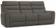 La-Z-Boy® Soren Pewter Leather Reclining Sofa-0
