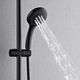 Forno Acqua AcquaFALL Matte Black Retrofit Shower System-3