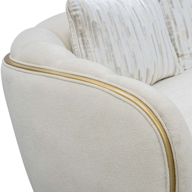 Michael Amini® Scotts Square Light Champagne Sofa-3