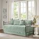 Olliix by Madison Park Tuscany 6-Piece Seafoam Reversible Scalloped Edge Daybed Cover Set-0