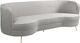 TOV Furniture Flare Cream Chenille Sofa-0