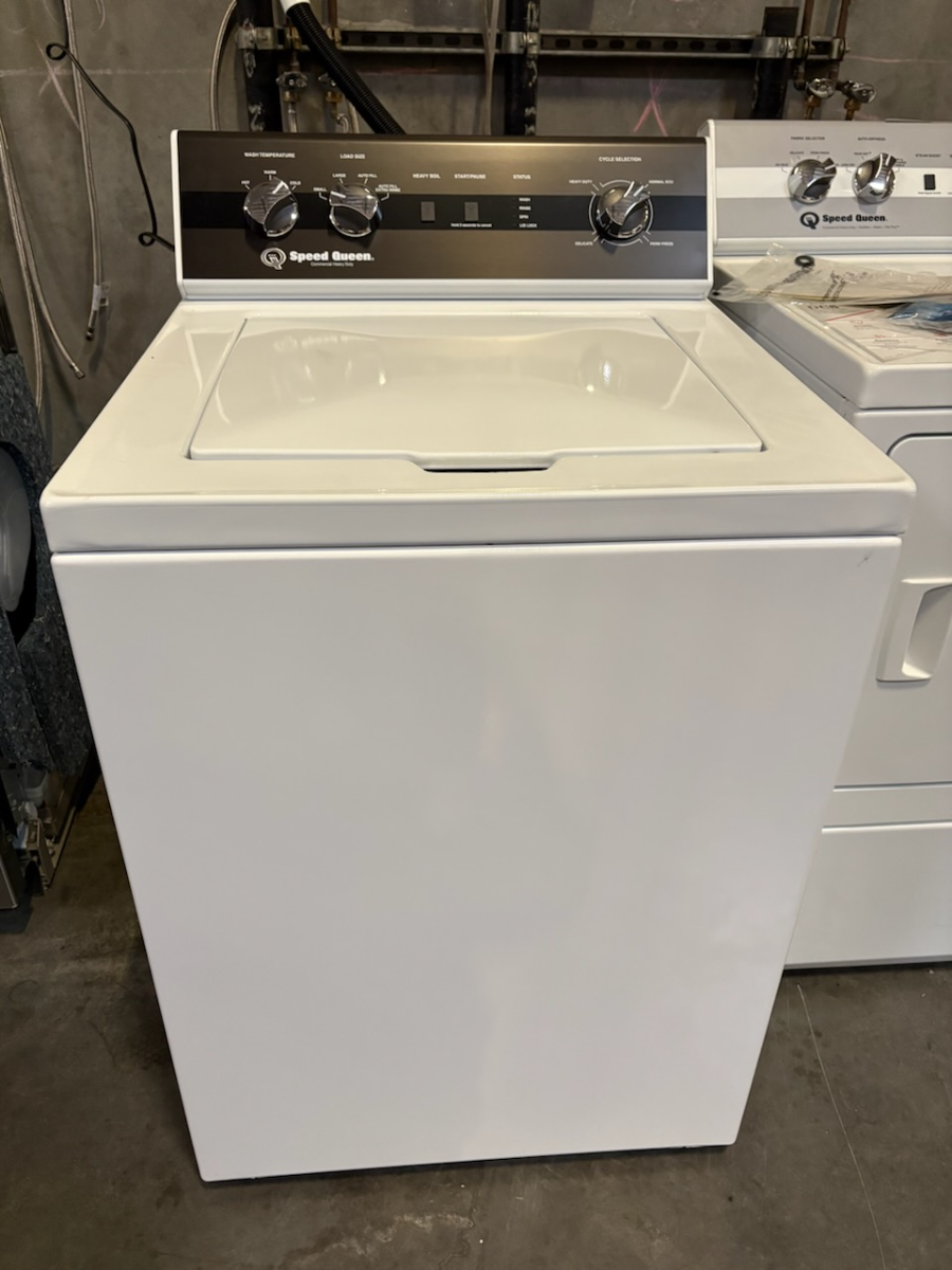 Speed Queen® TR3 3.2 Cu. Ft. White Agitator Top Load Washer | WDC